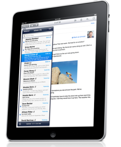 Stock Apple photo of the iPad